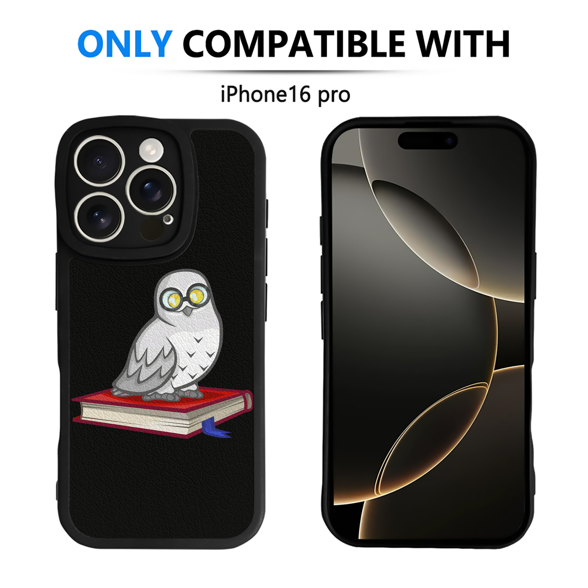 （画像用） Harry Potter ハリー・ポッターシリーズ 【iPhone 16シリーズ対応】シリコンスマホケース（レザー調） 材質：シリコン